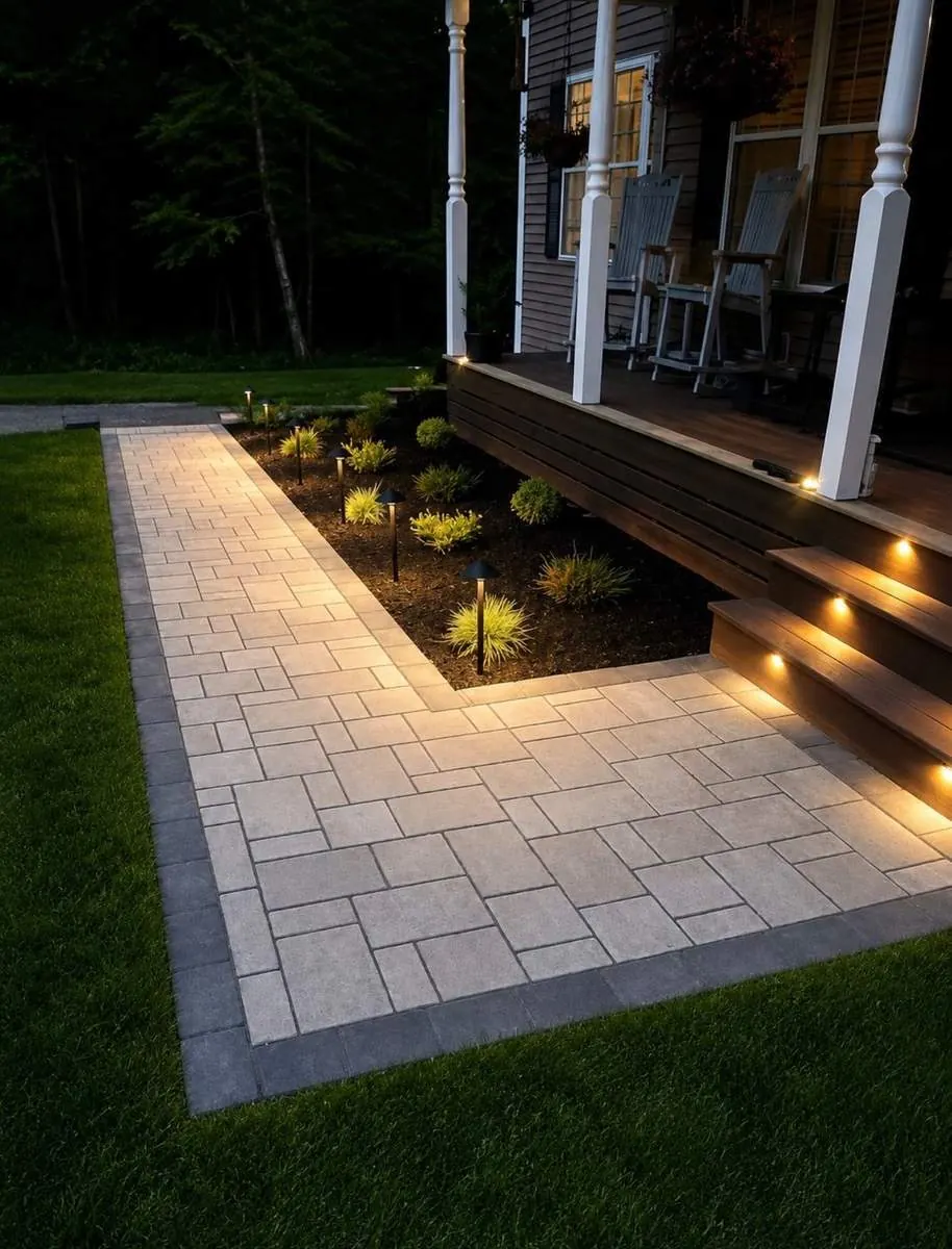 Landscape lighting project - Up North Scapes NH