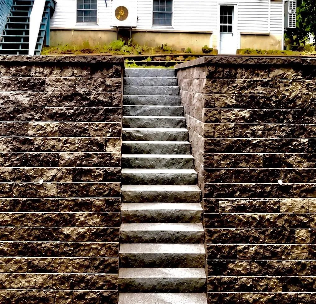 Structural retaining wall - NH Seacoast landscape contractor