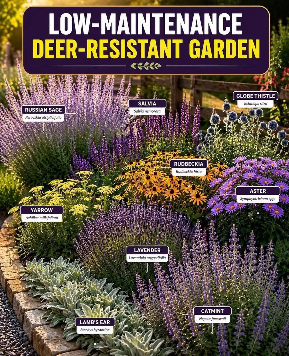 Building a Low-Maintenance Deer-Resistant Garden in NH