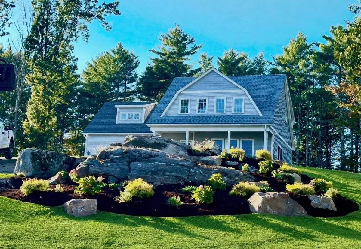 Landscape planting after transformation - NH Seacoast